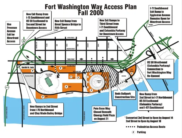 Fort Washington Way rework opens